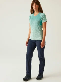 Spodnie funkcyjne "Travel II" w kolorze granatowym