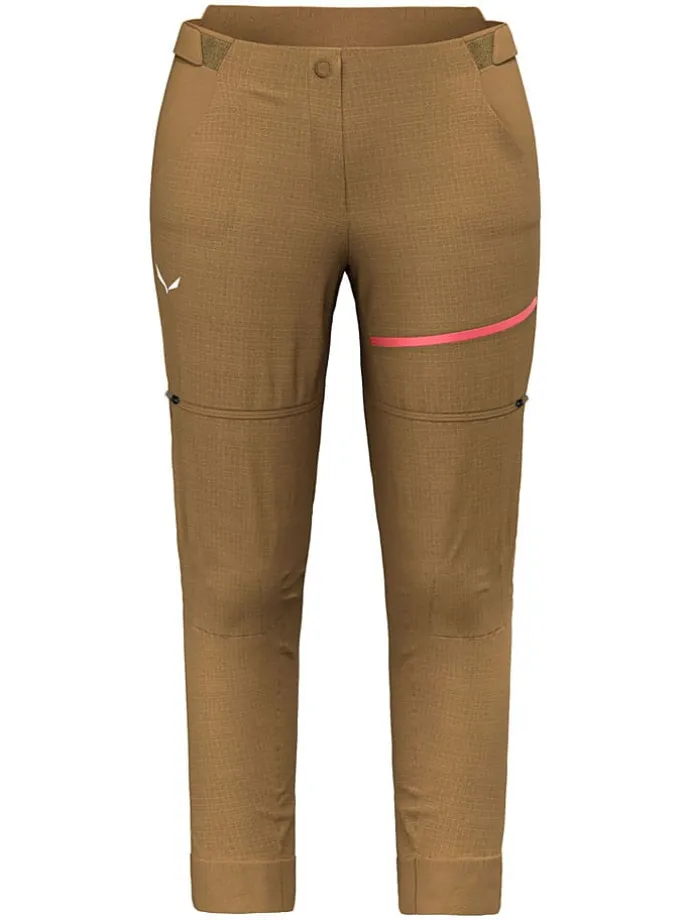 Spodnie kolarskie Zipp-Off "Vento Hemp/Durastretch" w kolorze jasnobrązowym