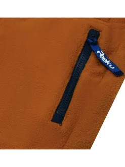 Spodnie polarowe "Ocean" w kolorze jasnobrązowo-granatowym