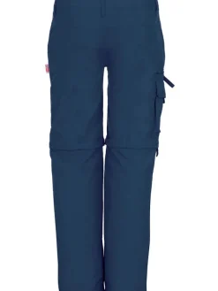 Spodnie trekkingowe Zipp-Off "Oppland" - Regular fit - w kolorze granatowym