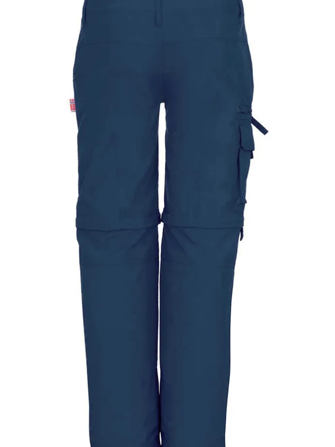 Spodnie trekkingowe Zipp-Off "Oppland" - Regular fit - w kolorze granatowym