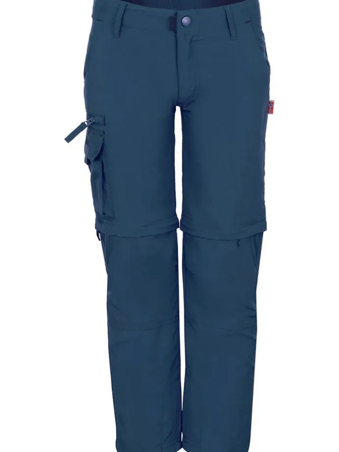 Spodnie trekkingowe Zipp-Off "Oppland" - Regular fit - w kolorze granatowym