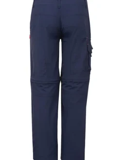 Spodnie trekkingowe Zipp-Off "Oppland" - Regular fit - w kolorze granatowym