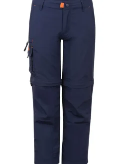 Spodnie trekkingowe Zipp-Off "Oppland" - Regular fit - w kolorze granatowym