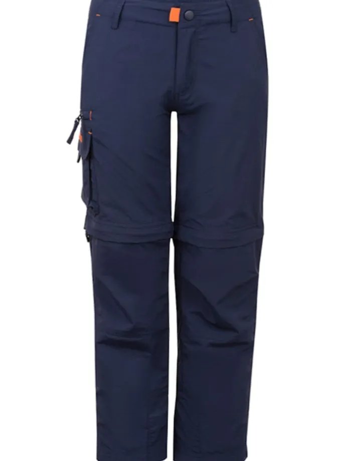 Spodnie trekkingowe Zipp-Off "Oppland" - Regular fit - w kolorze granatowym