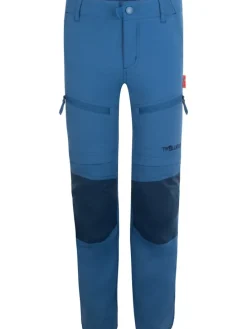Spodnie trekkingowe Zipp-Off "Nordfjord" - Slim fit - w kolorze niebieskim