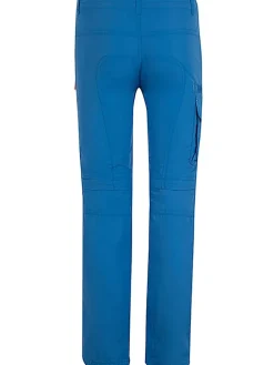 Spodnie trekkingowe Zipp-Off "Oppland" - Regular fit - w kolorze niebieskim