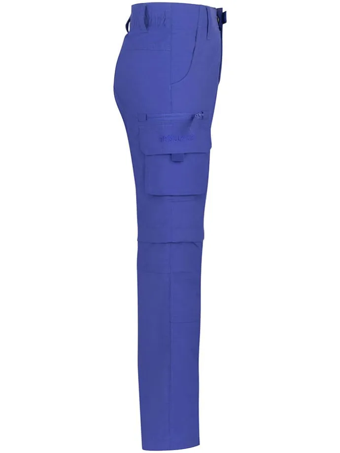 Spodnie trekkingowe Zipp-Off "Oppland" - Regular fit - w kolorze fioletowym