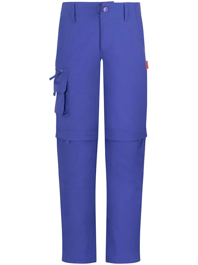 Spodnie trekkingowe Zipp-Off "Oppland" - Regular fit - w kolorze fioletowym
