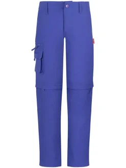 Spodnie trekkingowe Zipp-Off "Oppland" - Slim fit - w kolorze fioletowym