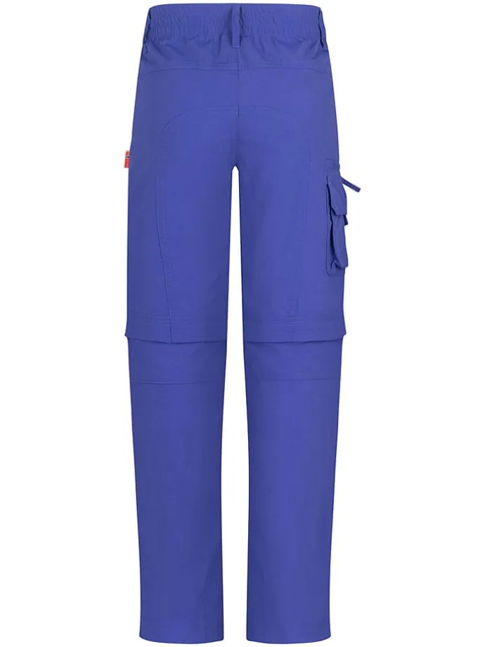 Spodnie trekkingowe Zipp-Off "Oppland" - Slim fit - w kolorze fioletowym