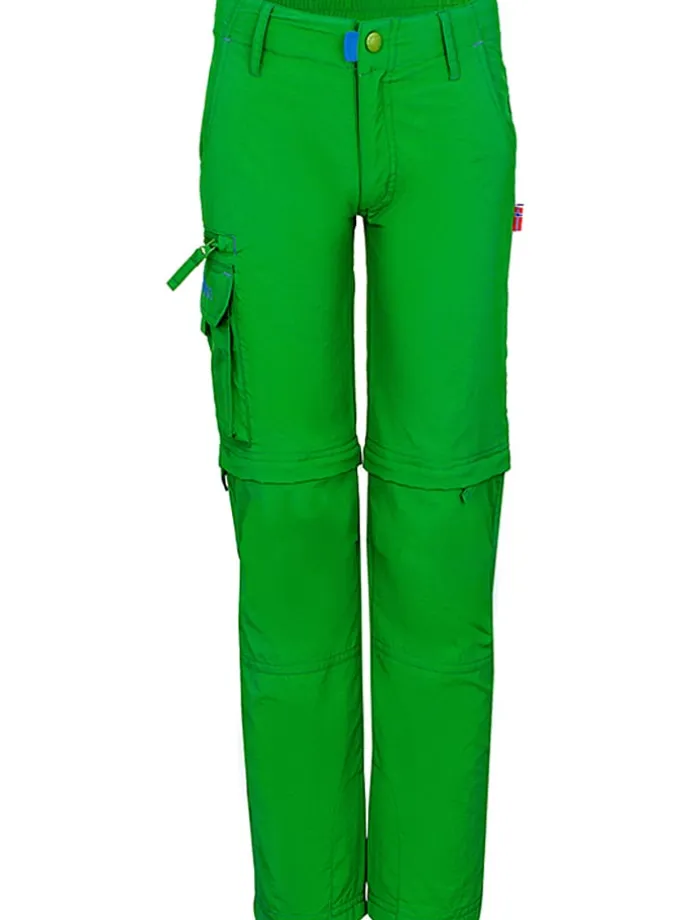 Spodnie trekkingowe Zipp-Off "Oppland" - Slim fit - w kolorze zielonym