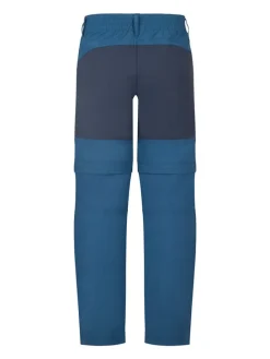 Spodnie trekkingowe Zipp-Off "Nordfjord" - Regular fit - w kolorze niebieskim