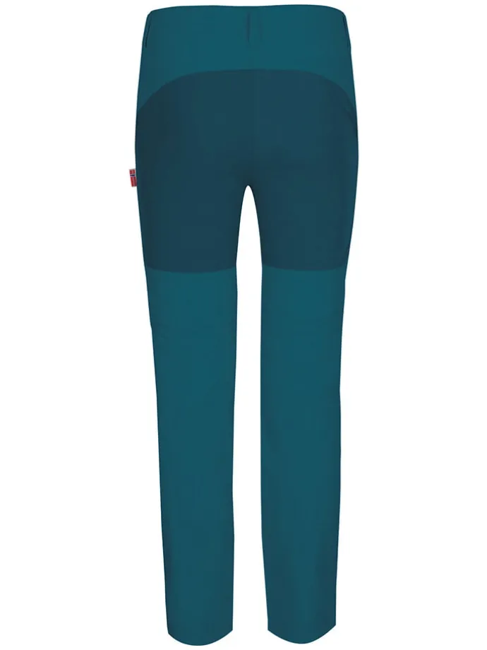 Spodnie trekkingowe Zipp-Off "Nordfjord" - Slim fit - w kolorze niebieskim