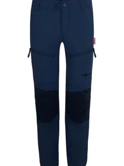 Spodnie trekkingowe Zipp-Off "Nordfjord" - Regular fit - w kolorze granatowym