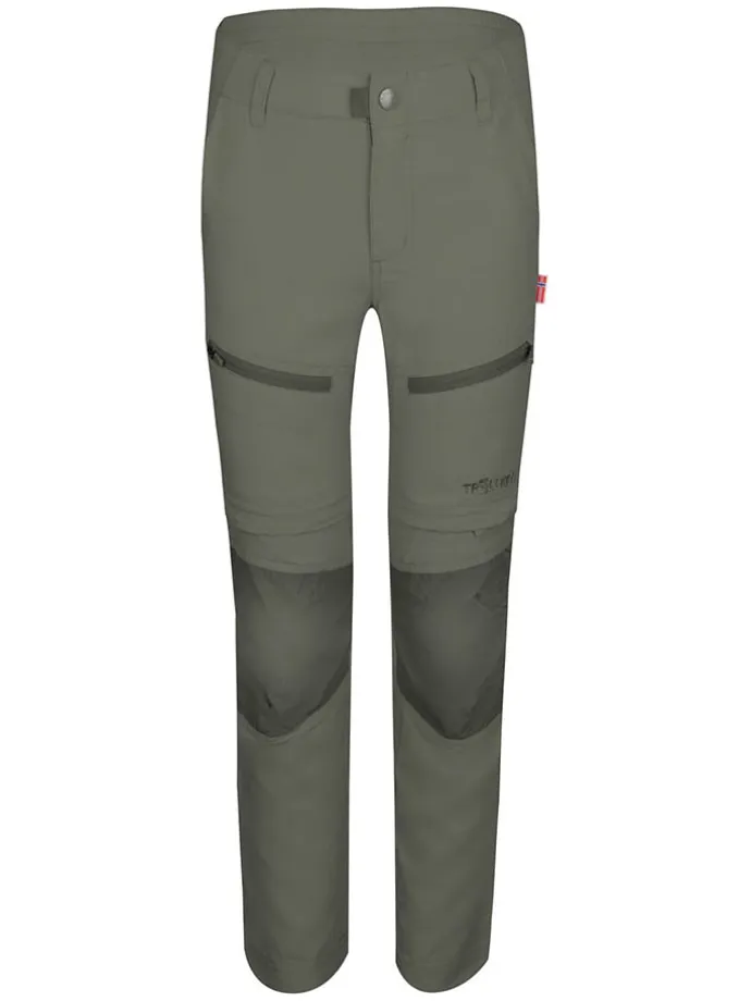 Spodnie trekkingowe Zipp-Off "Nordfjord" - Slim fit - w kolorze khaki