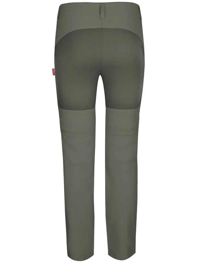 Spodnie trekkingowe Zipp-Off "Nordfjord" - Slim fit - w kolorze khaki