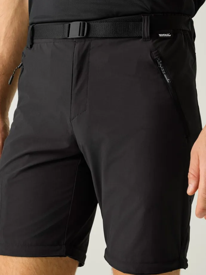 Spodnie trekkingowe Zipp-Off "Xert Stretch" w kolorze czarnym