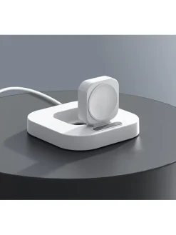Stacja ładująca w kolorze białym do iWatch