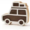 Stempel "Motorhome" w kolorze jasnobrązowo-białym - 7 x 6,5 cm