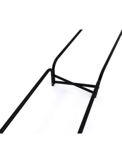 Stojak w kolorze czarnym na drewno - 200 x 115 x 34 cm