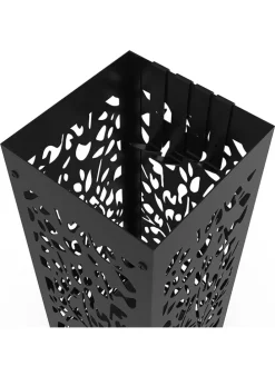Stojak w kolorze czarnym na parasole - 15,5 x 45 x 15,5 cm