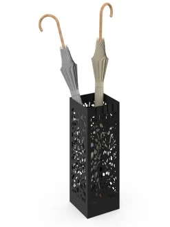 Stojak w kolorze czarnym na parasole - 15,5 x 45 x 15,5 cm