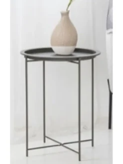Stolik w kolorze czarnym - wys. 50 x Ø 47 cm