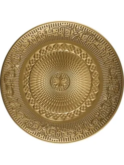 Stolik w kolorze złotym - wys. 42 x Ø 40 cm