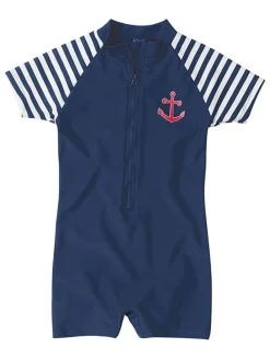 Strój kąpielowy "Maritime" w kolorze biało-granatowym