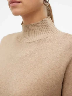 Sweter "Gold" w kolorze beżowym