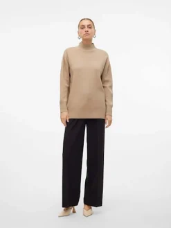 Sweter "Gold" w kolorze beżowym