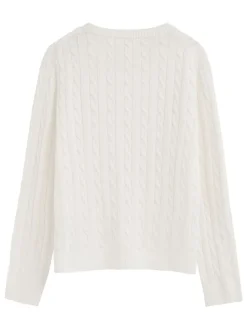 Sweter w kolorze białym