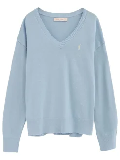 Sweter w kolorze błękitnym