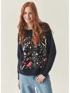 Sweter w kolorze granatowym
