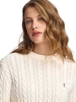 Sweter w kolorze kremowym