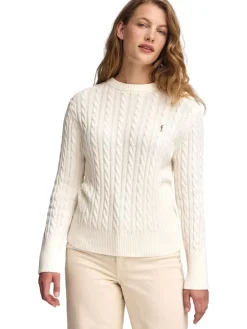 Sweter w kolorze kremowym