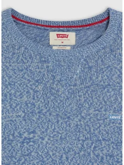 Sweter w kolorze niebiesko-białym