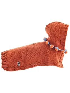 Sweter w kolorze pomarańczowym dla psa