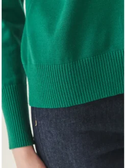 Sweter w kolorze zielonym