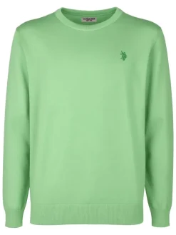 Sweter w kolorze zielonym