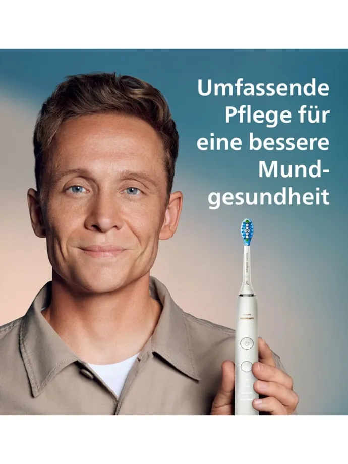 Szczoteczka soniczna "DiamondClean 9000" w kolorze kremowym