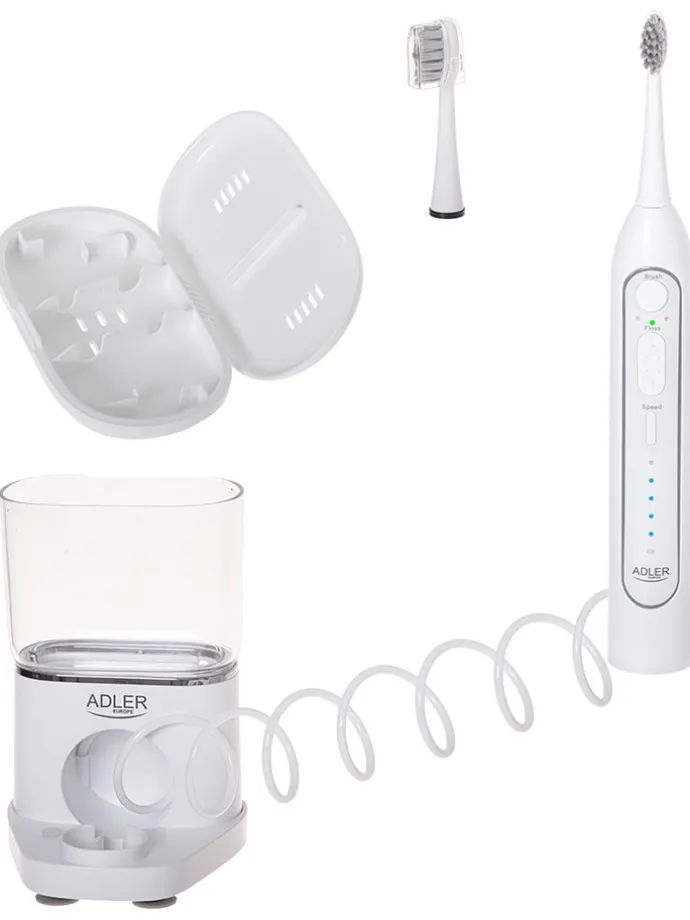Szczoteczka soniczna 2w1 "AD 2180" w kolorze białym