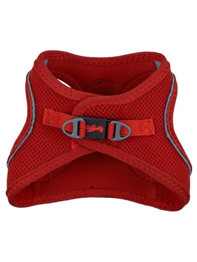 Szelki w kolorze czerwonym dla psa