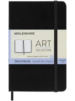 Szkicownik "Art Sketchbook" w kolorze czarnym - 9 x 14 cm