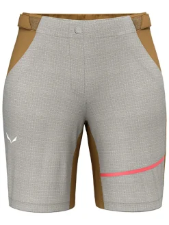Szorty kolarskie "Vento Hemp/Durastretch" w kolorze szaro-jasnobrązowym