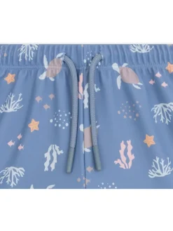 Szorty kąpielowe "Coral Bliss" w kolorze niebieskim