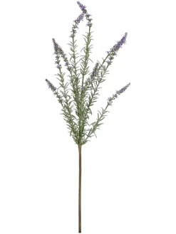 Sztuczna gałązka "Lavender Lally" w kolorze zielono-fioletowym - dł. 78 cm