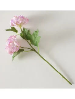 Sztuczny kwiat w kolorze zielono-jasnoróżowym - wys. 35 cm