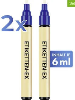 Sztyfty (2 szt.) do usuwania etykiet - 2x 6 ml